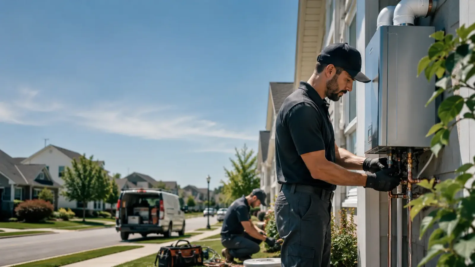 Tankless Water Heater Installation in Temple, ME